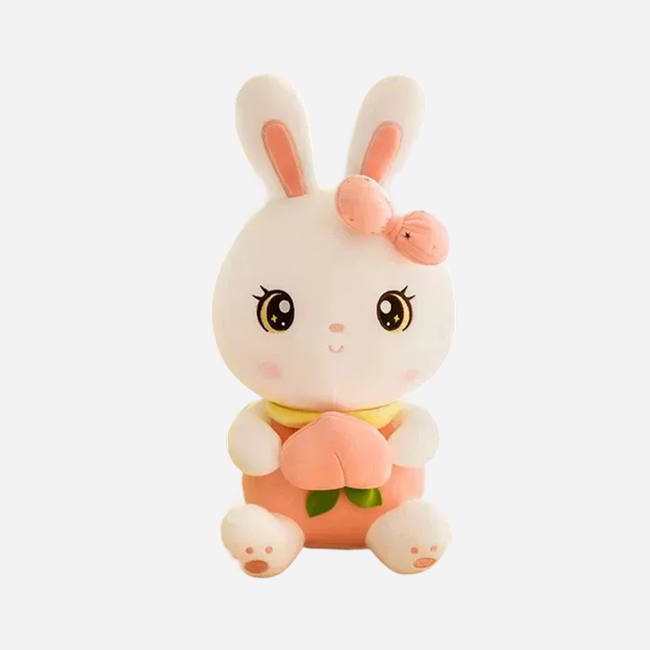 Fruit Rabbit Soft Toy 40 CM for Kids, Cute Cuddly Bunny Plush Companion for Playtime, Gifting and Room Decor
