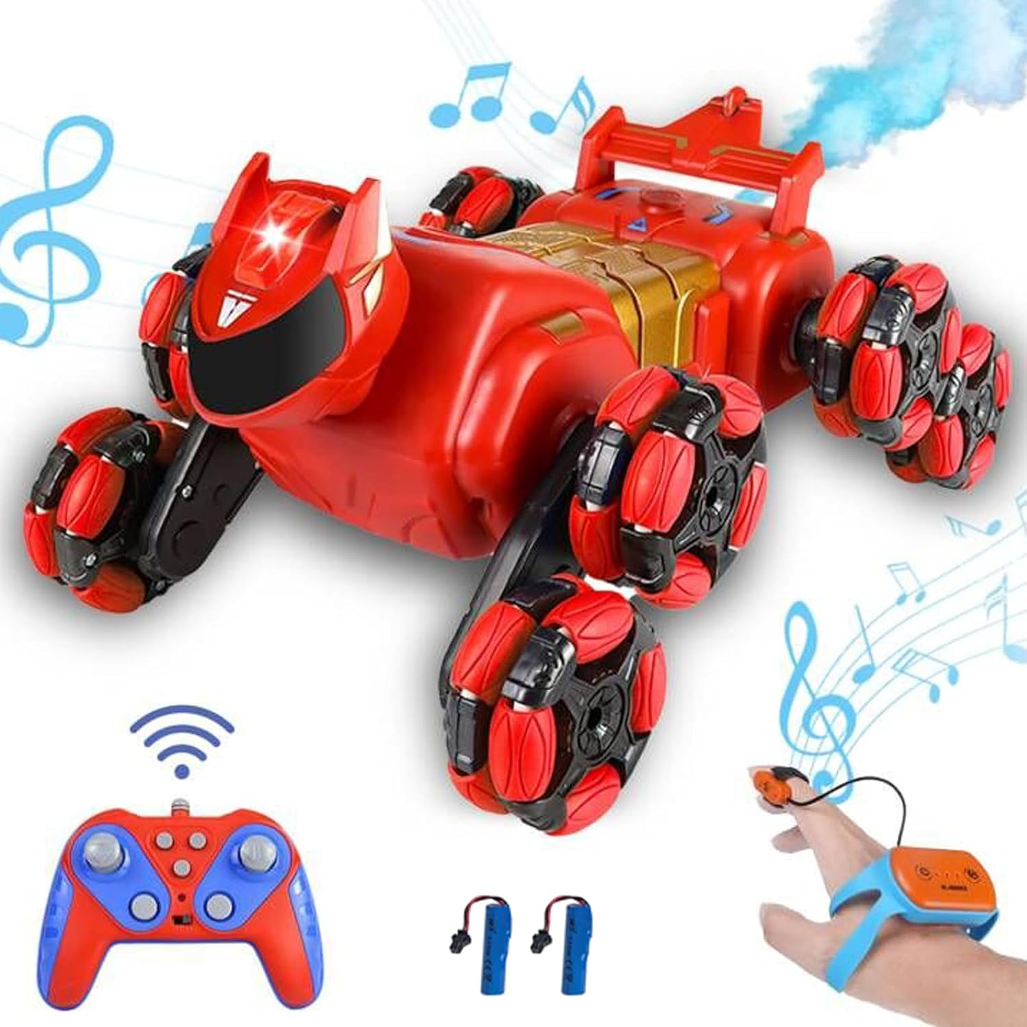 Eight Wheel Light Spray Car