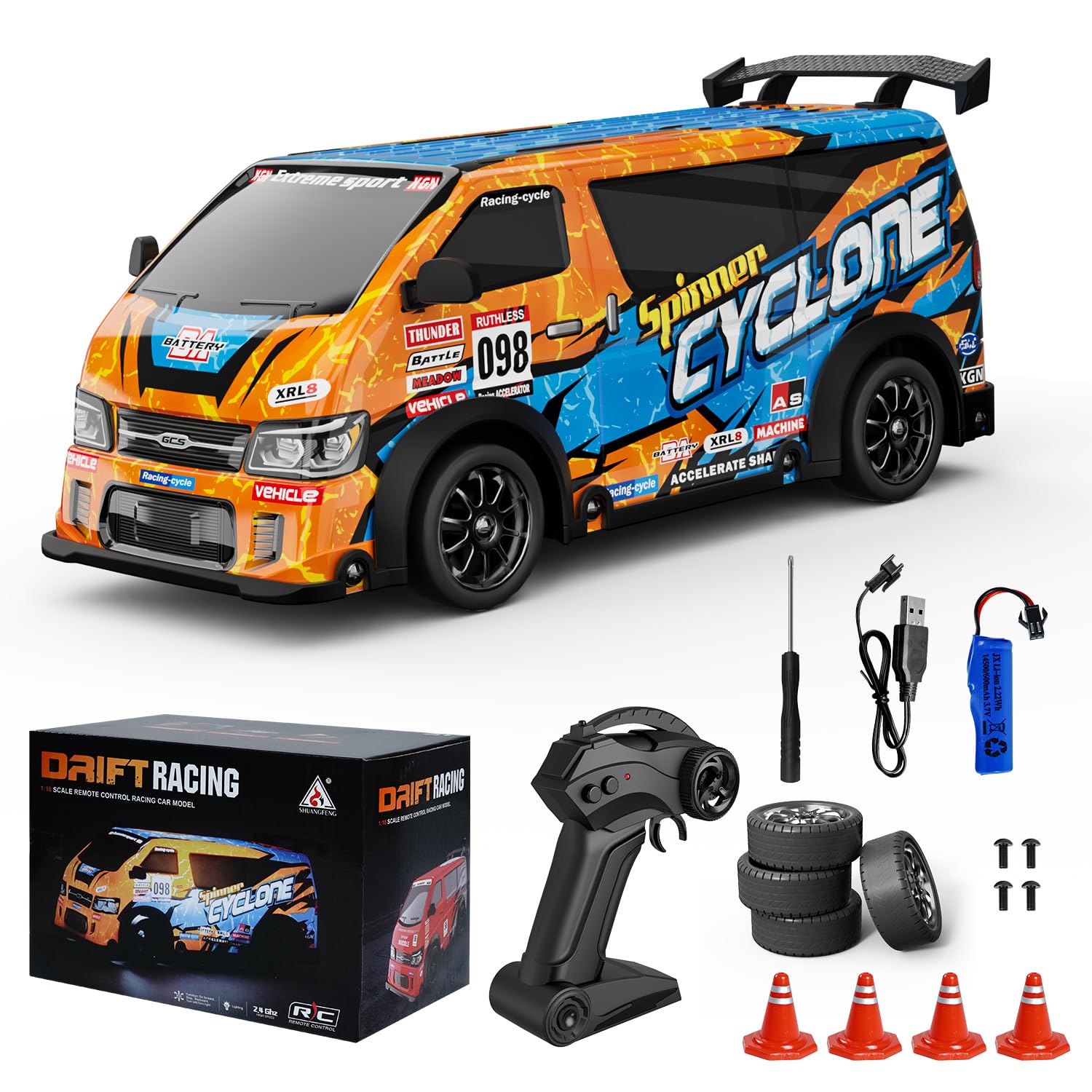 HR 2159 - 1/24 4WD 2.4G High-Speed Drift RC Truck