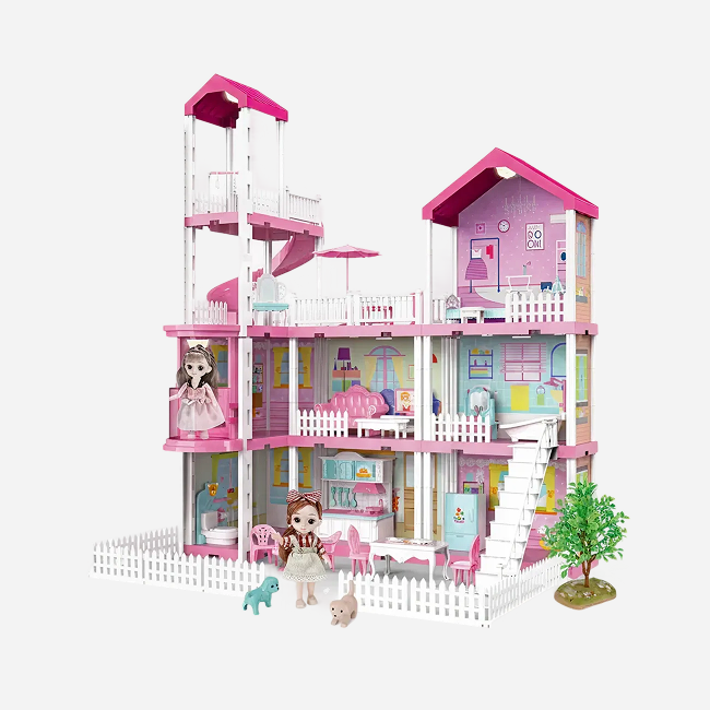 Princess House with Furniture and Accessorie 245 PCS