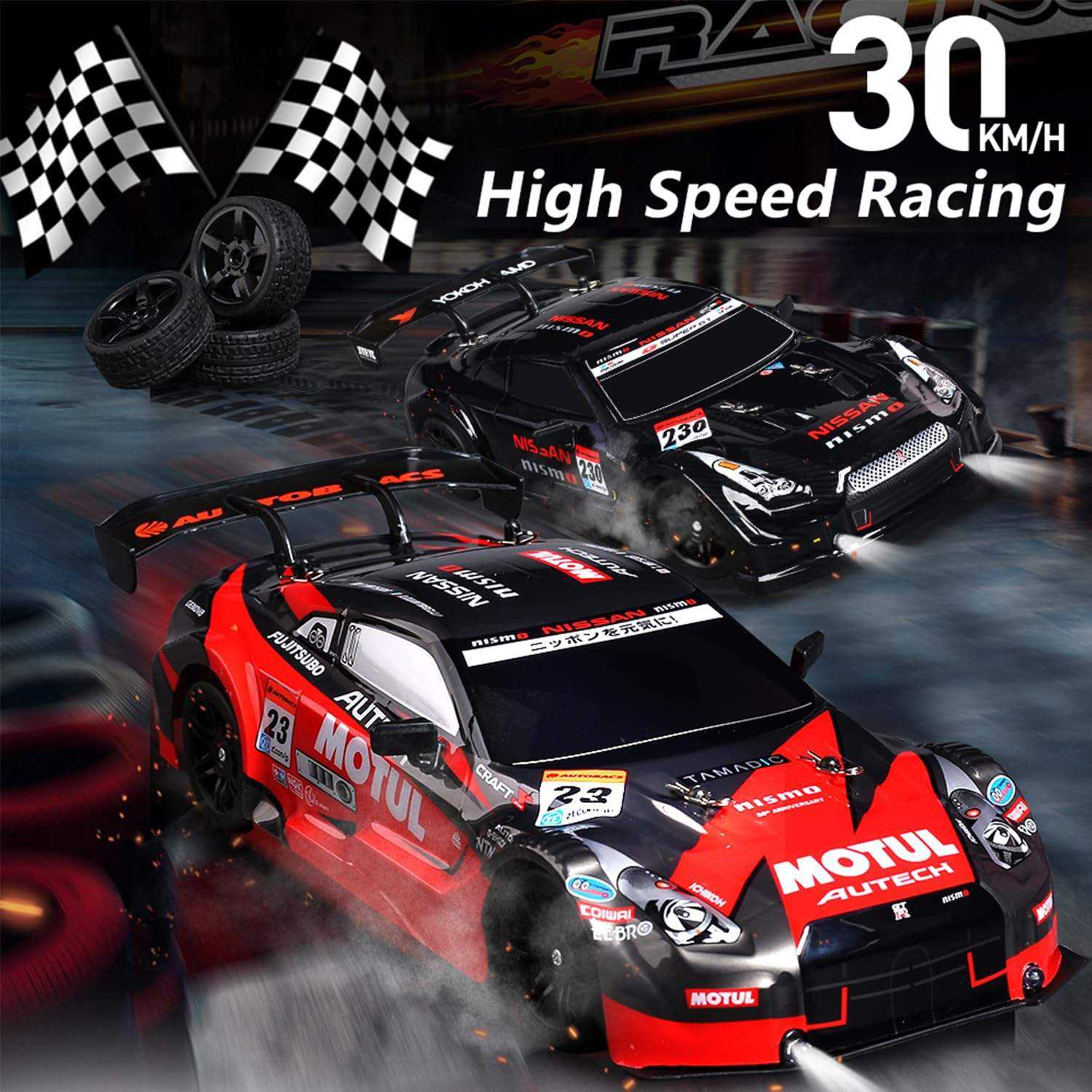 1116 High-Speed Drift RC Racing Car Premium Four-Wheel Drive Infinitely Variable Speed Car