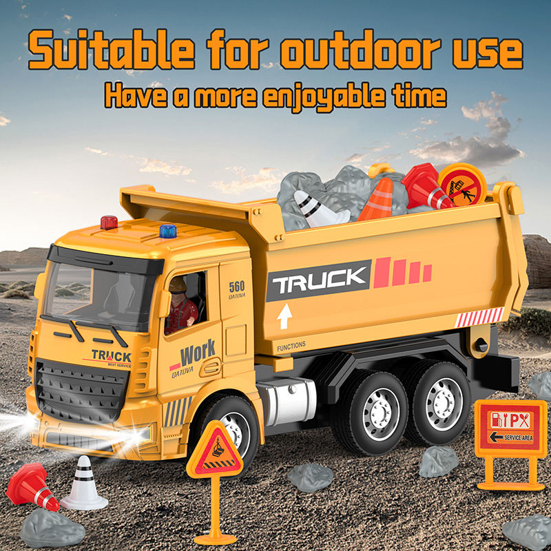 1:20 Scale 6CH RC Tanker Truck for Kids | Remote Control Oil Transport Truck with Realistic Engineering Design & Easy-to-Use Controller | Age 6+