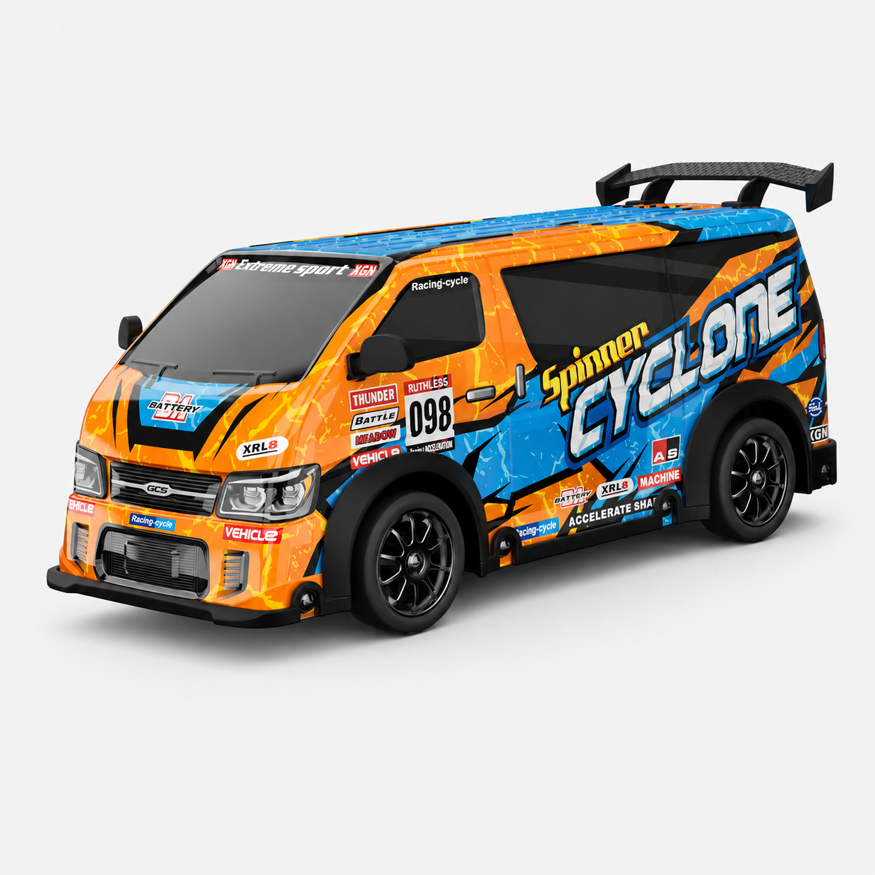 HR 2159 - 1:24 High-Speed RC Drift Racing Truck with 2.4GHz Remote Control, LED Lights & Precision Drift Handling