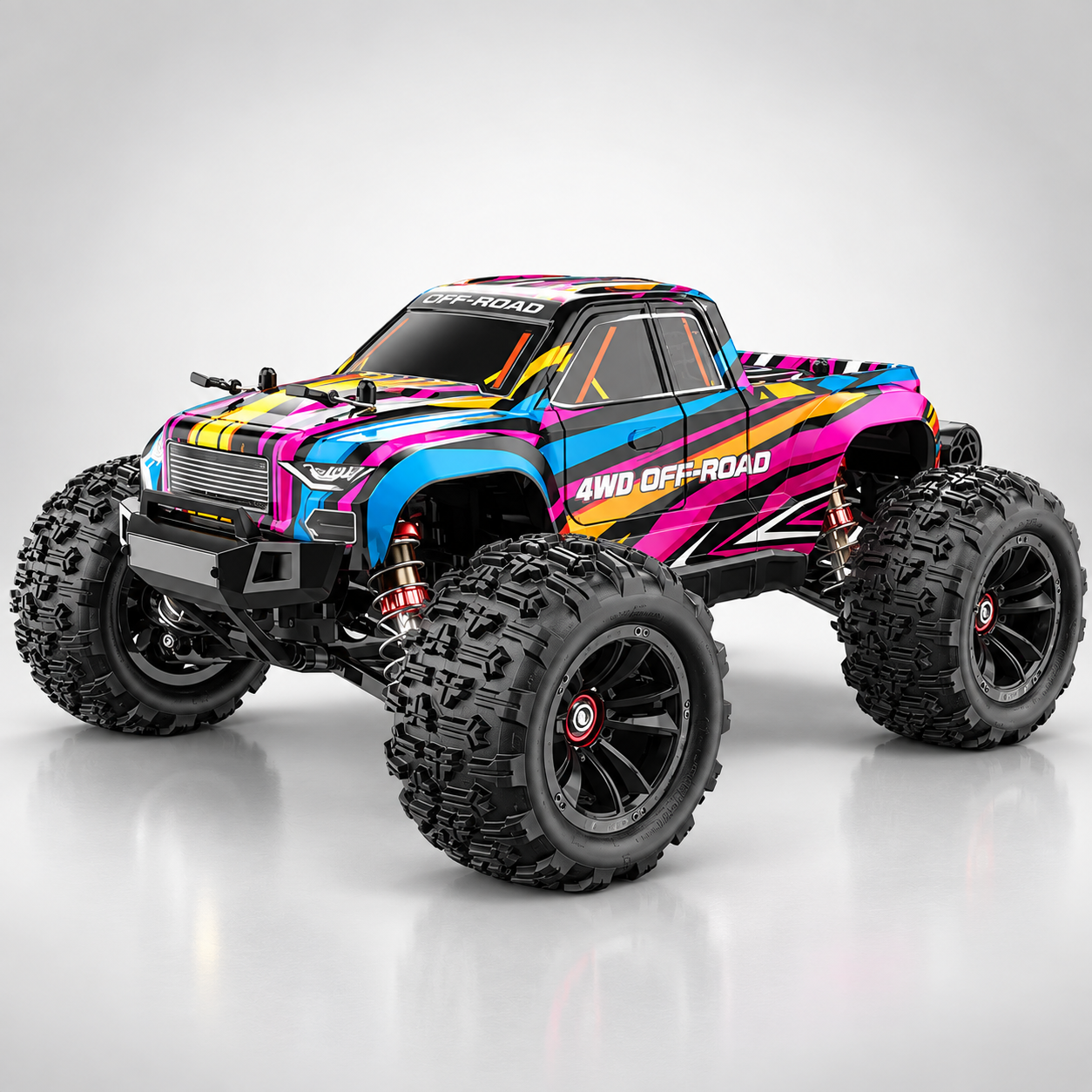 MJX Hyper Go 16209 - 1:16 Brushless RC Monster Truck | 4WD 2.4GHz High-Speed Off-Road Racing Car with Oil-Filled Shocks
