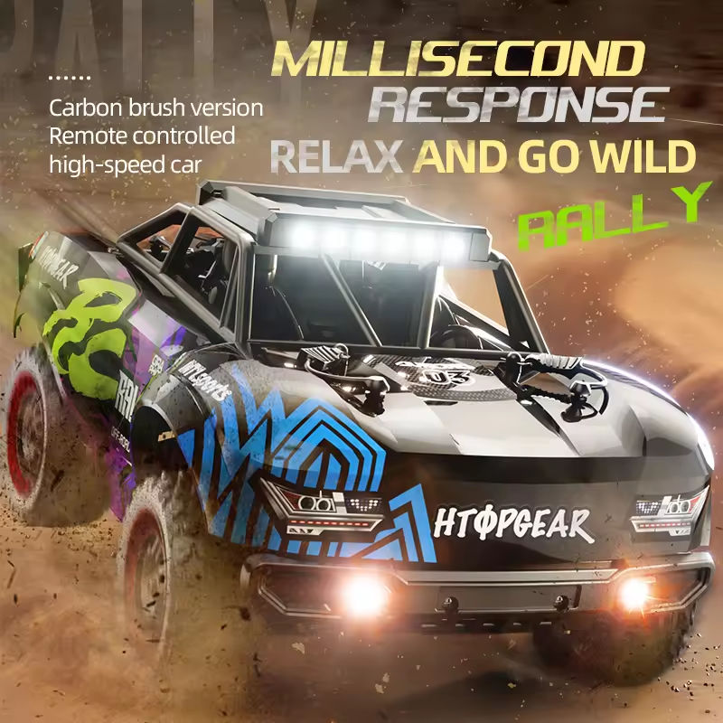 SCY 18103 - 1:18 RC All-Terrain Racing Truck | 4WD 2.4GHz High-Speed Off-Road Vehicle with LED Lights & Metal Parts