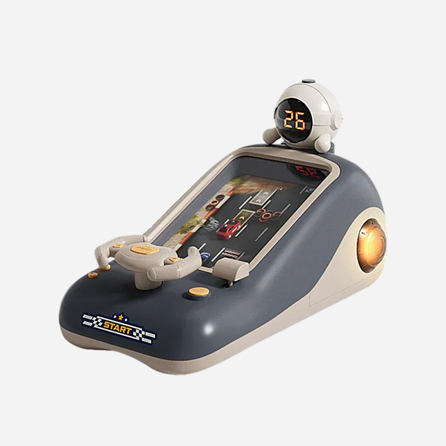 3D Mini Arcade Racing Game Toy Interactive Tabletop Car Racing Challenge Playset for Kids