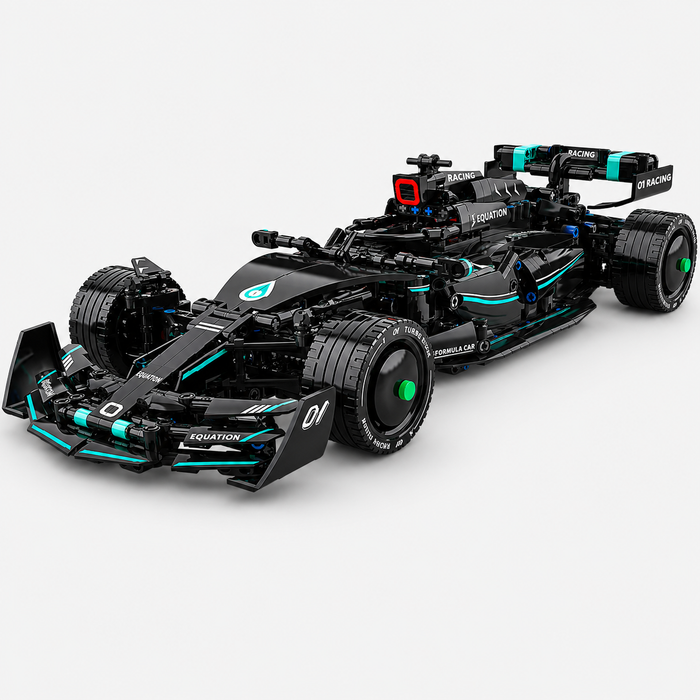 Formula Racing Car Building Blocks Set for Kids | Technic F1 Race Car Construction Toy for STEM Learning & Creative Building - OMG W13