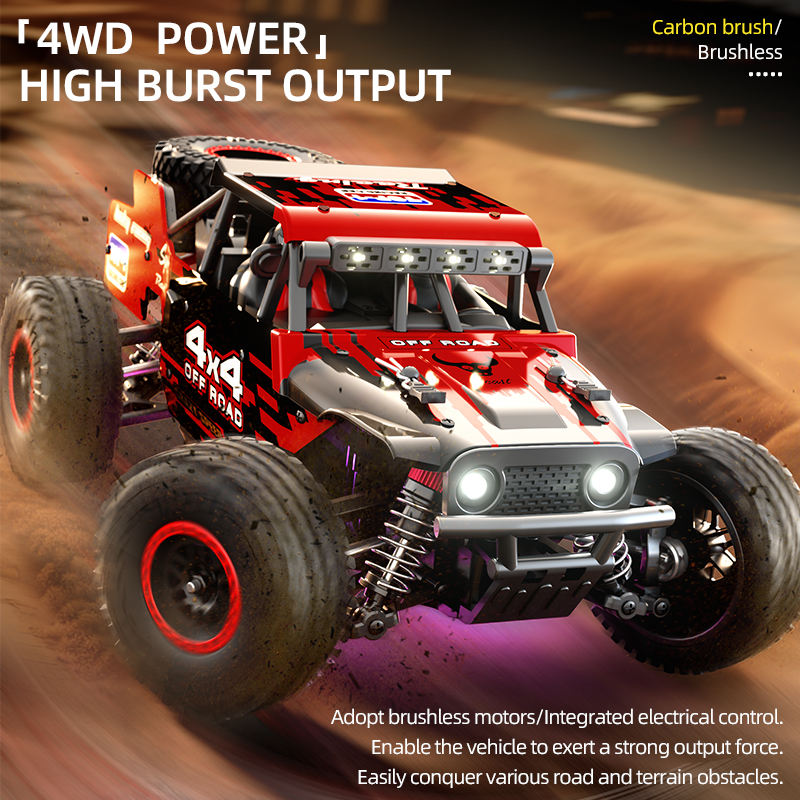 Beast SG202 MAX - 1:20 Brushless RC Monster Truck | 4WD 2.4GHz High-Speed Hobby Grade Off-Road Remote Control Car RTR