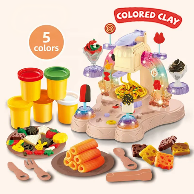 Ice Cream Play Set for Kids | Pretend Play Dessert Shop Toy with Ice Cream Accessories, Role Play & Creative Fun - 9904A