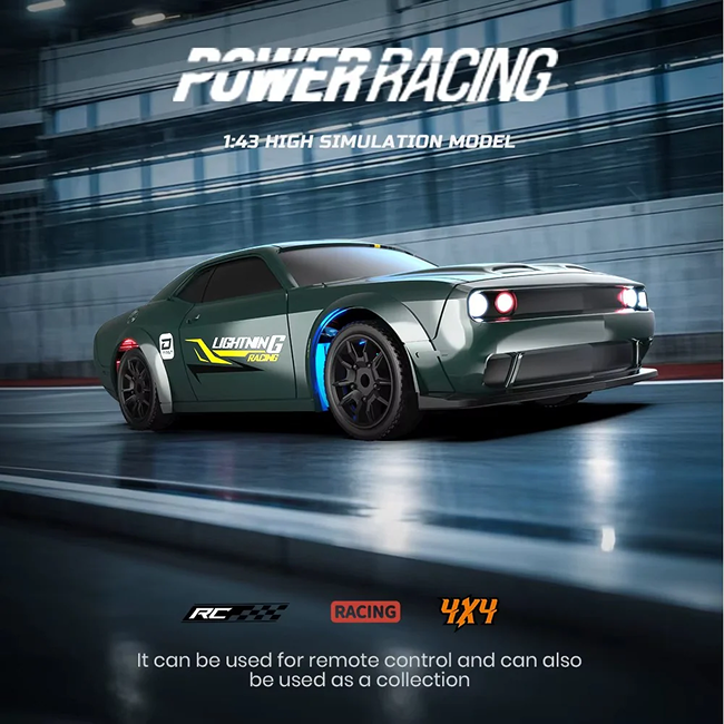 1:43 Scale 4WD RC Drift Car 2.4GHz Mini Remote Control Racing Car Toy - 8500