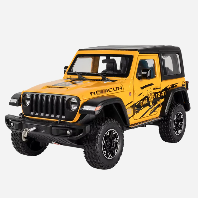 Rubicon 1:24 Die Cast Jeep Model Car Off Road SUV Collectible Miniature Metal Toy Vehicle
