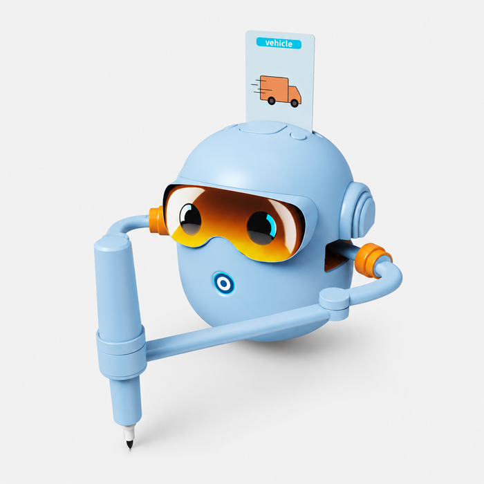Smart Drawing Robot Toy for Kids | Interactive Educational Writing & Sketch Learning Machine with Activity Cards and Creative Play