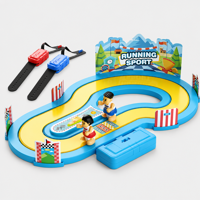 Interactive Induction Running Racing Toys Wireless Motion Sensor Battle Game Toy Racking Family Board Game for Kids Toys - G001