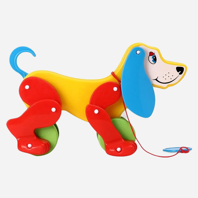 Pull ALong Daisy Dog