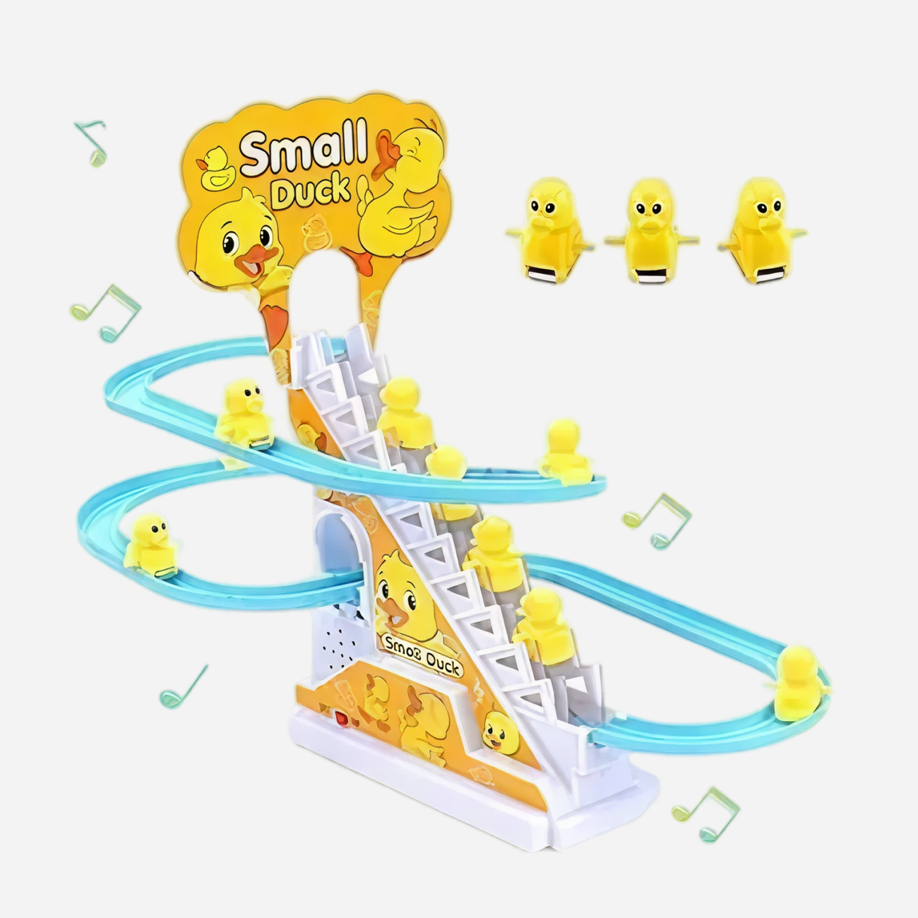 Musical Duck Track Slide & Climb Stairs Toy