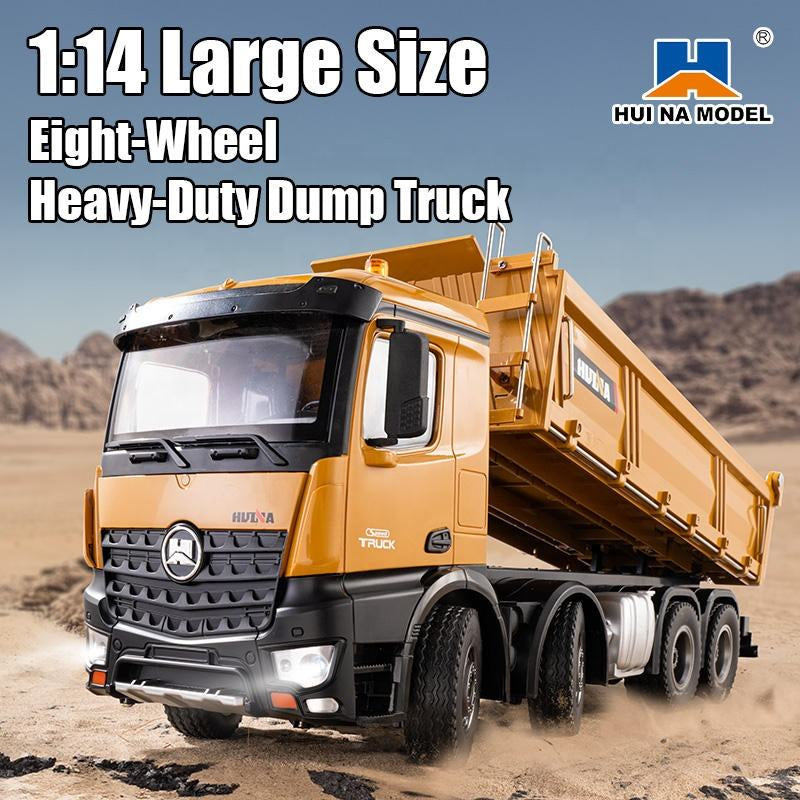 HUINA 1536 1:14 RC Dump Truck: The Construction Site Comes to Life!