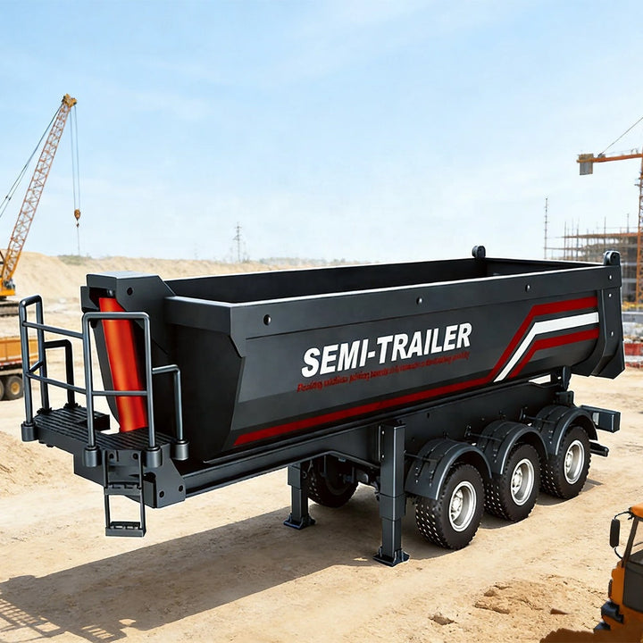 Huina 1509 RC Dump Trailer: Turn Your Scania 770S Into a Complete Construction Hauler
