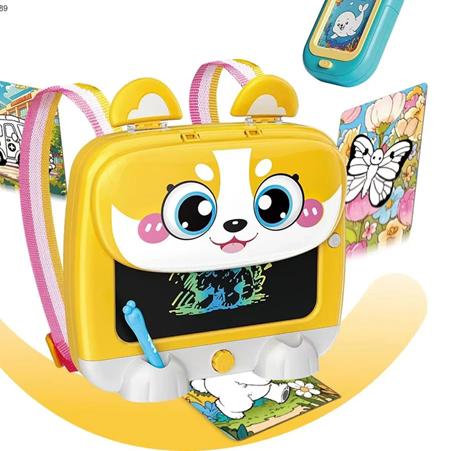 Portable LCD Writing Tablet for Kids | Cartoon Drawing Board with Erase Button, Educational Doodle Pad & Learning Toy - 899-182Y