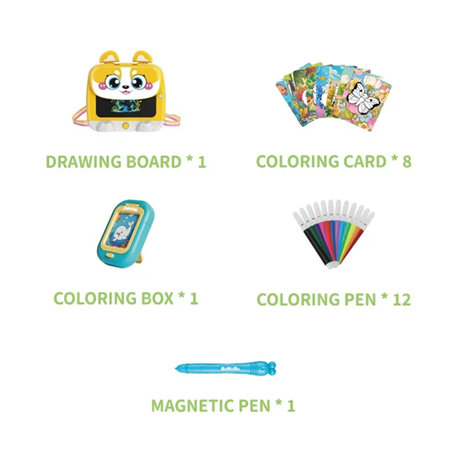 Portable LCD Writing Tablet for Kids | Cartoon Drawing Board with Erase Button, Educational Doodle Pad & Learning Toy - 899-182Y