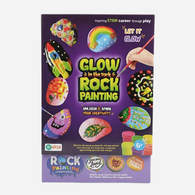 Glow in the Dark Rock Painting