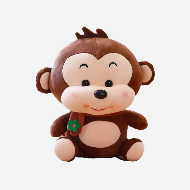 Monkey Soft Toy 28 CM for Kids, Cute Cuddly Plush Animal Companion for Playtime, Bedtime, Gifting and Room Decor