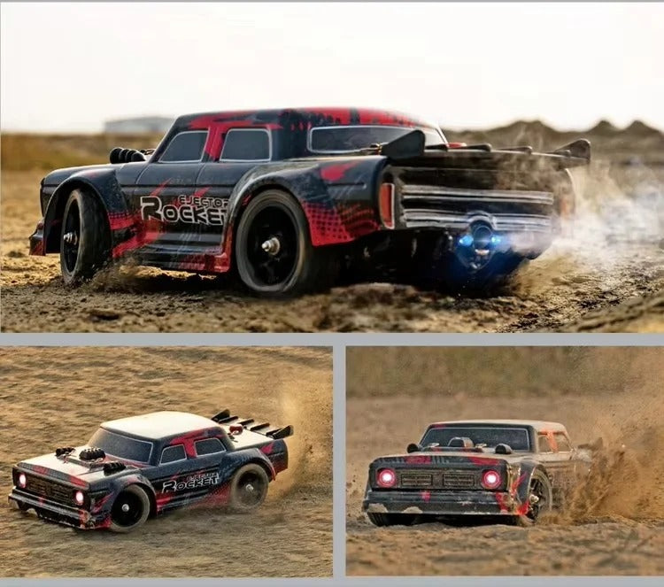 Hospeed 16351 - 1:16 4WD RC Drift Car – 2.4GHz High-Speed Racing Car with Dual Drift & Off-Road Tires, LED Lights & Precision Control description image 10