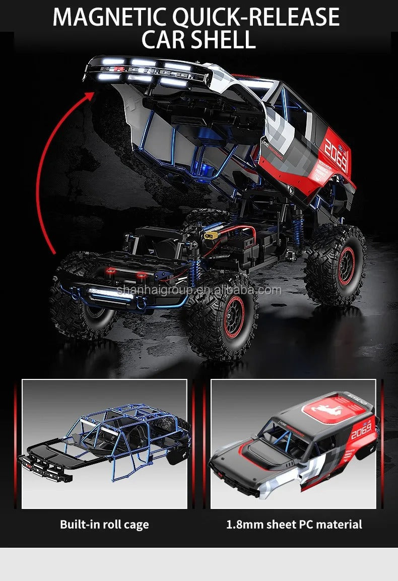 MJX Hyper Go H8P - 1:8 Scale Bronco Baja 1000 RC Car 4WD Brushless High Speed All Terrain Off-road Racing Truck Professional Hobby description image 12