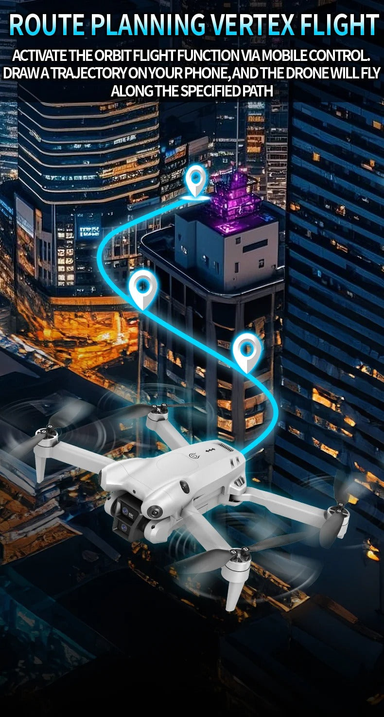 DJW M4 Ultra Foldable Dual Camera Drone with 4.3
