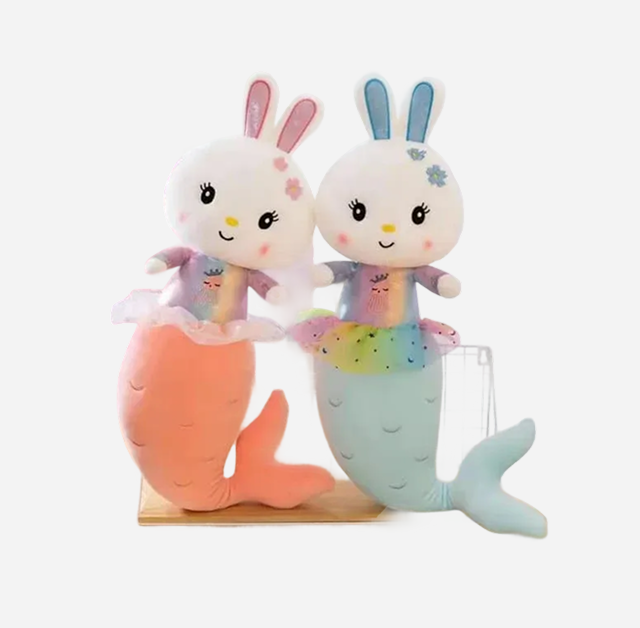 Mermaid Doll Soft Toy 40 CM for Kids, Cute Fantasy Princess Plush Companion for Imaginative Play, Cuddles and Gifting