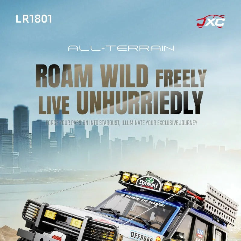 JXC LR1801 - 1:18 RC Rock Crawler | 4WD Dual Speed Off-Road Climbing Truck with 2.4GHz Remote, High Torque & RTR Battery description image 1