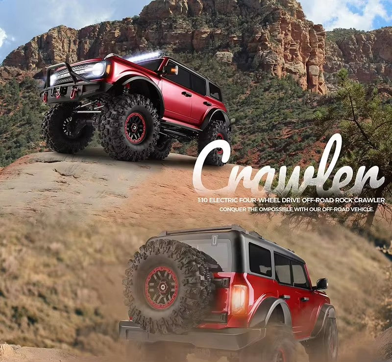 WLTOYS 104020 - 1:10 RC Rock Crawler | 4WD 2.4GHz Full Proportional Off-Road Climbing Truck with LED Lights & Scale Body description image 1