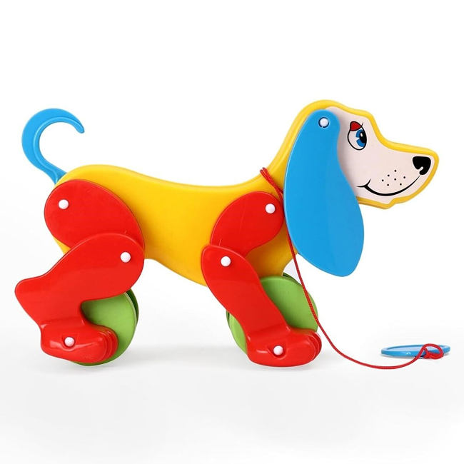 Pull ALong Daisy Dog