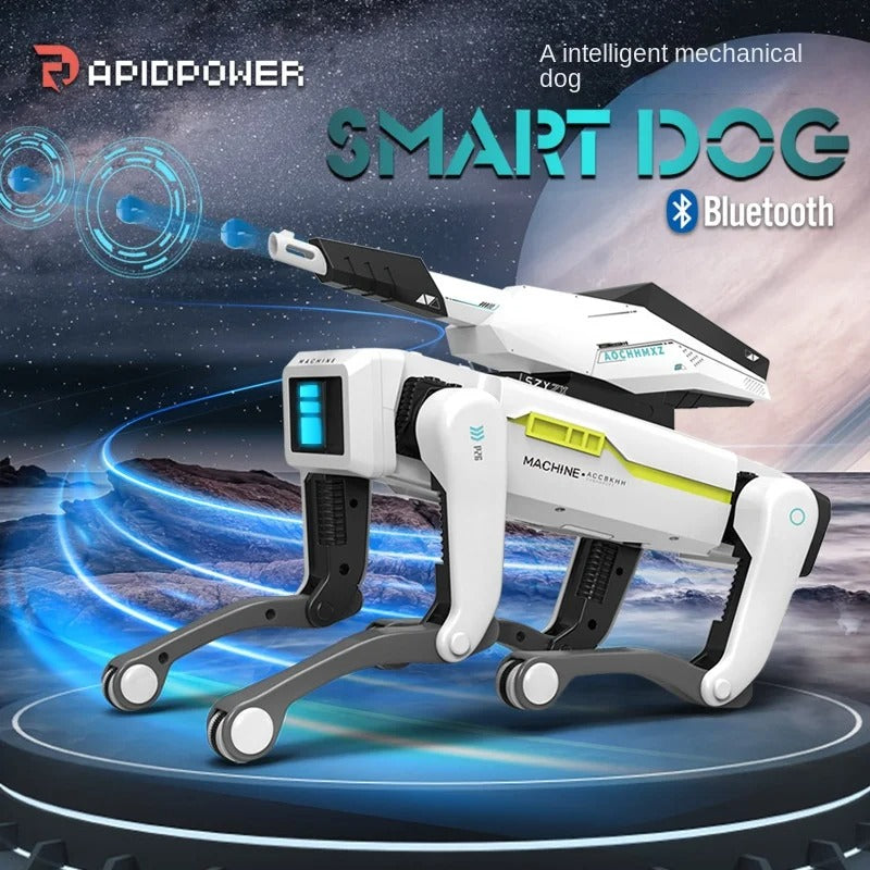 AI Smart Robot Dog Remote Control Interactive Voice Mechanical Walking Electronic Pet Toy with LED Lights Music Dance Storytelling for Kids description image 1