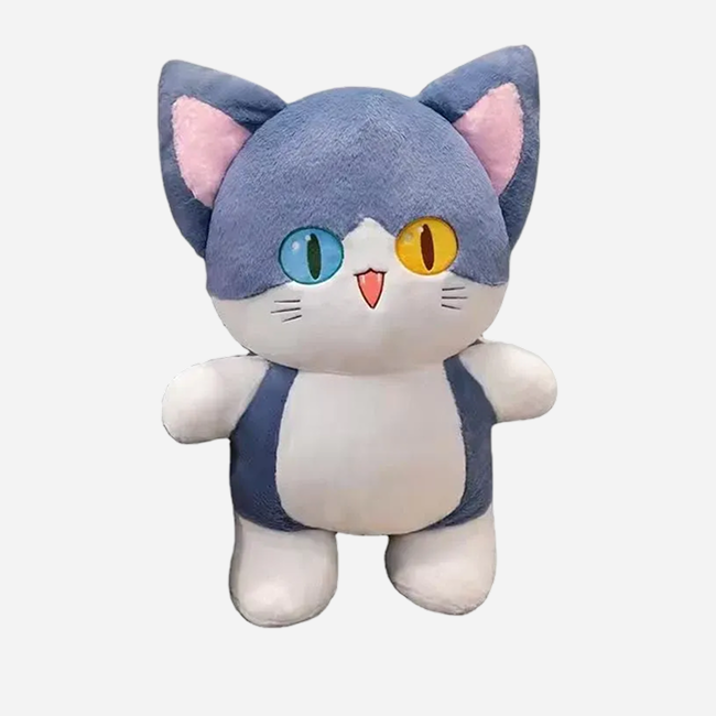 Standing Cat Soft Toy 30 CM for Kids, Cute Plush Animal Companion for Playtime, Cuddles, Room Decor and Gifting