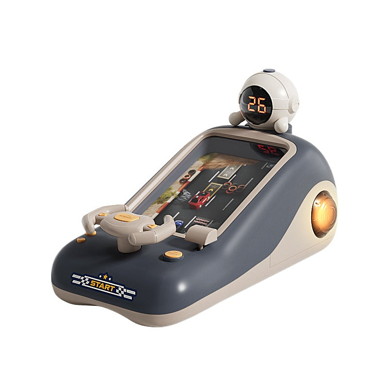 3D Mini Arcade Racing Game Toy Interactive Tabletop Car Racing Challenge Playset for Kids description image 5