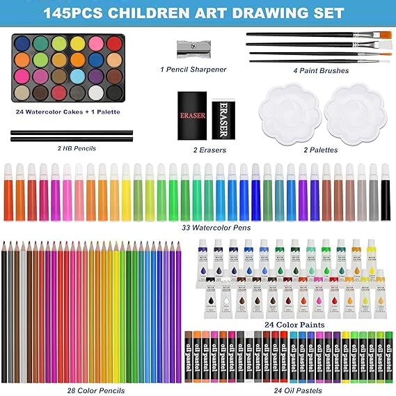 Unicorn Color Kit 145 Pcs Color Set