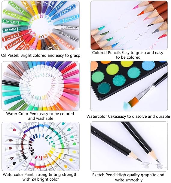 Unicorn Color Kit 145 Pcs Color Set