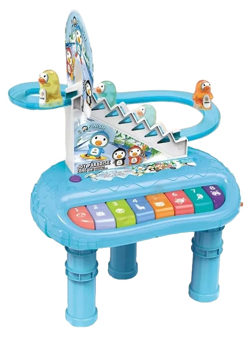 Penguin Track Playset with Piano and Lights