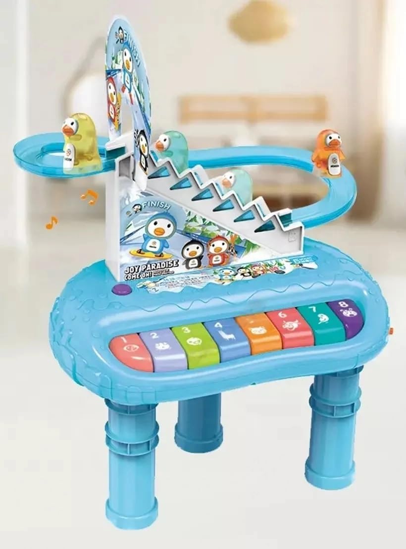 Penguin Track Playset with Piano and Lights