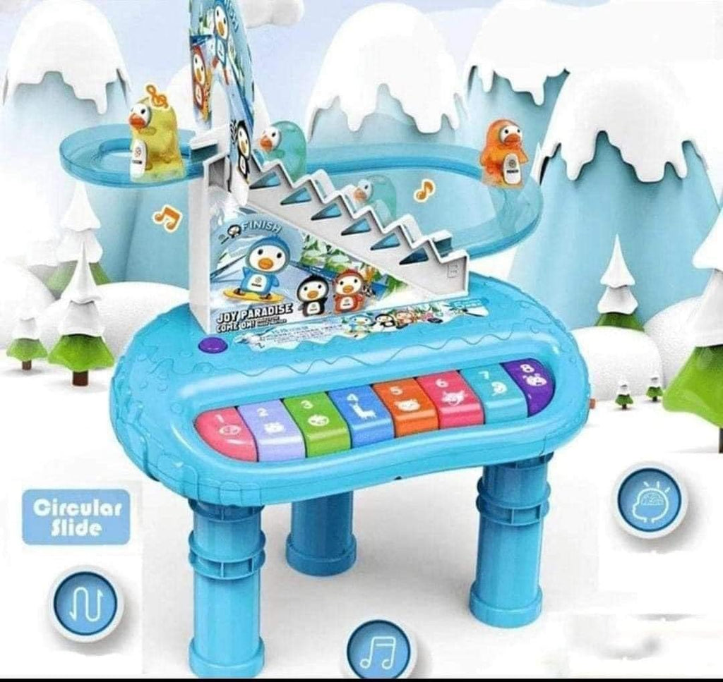 Penguin Track Playset with Piano and Lights
