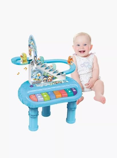 Penguin Track Playset with Piano and Lights