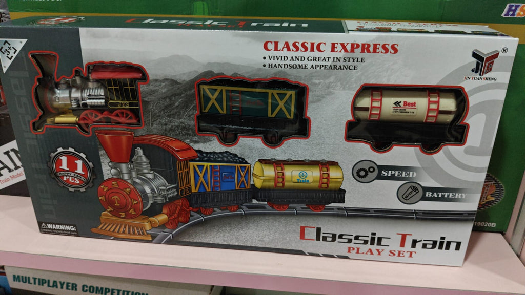 Classic Train Play Set 11 Pcs