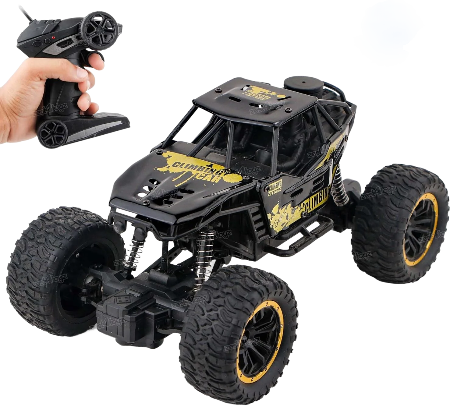 Racing Car with Remote Control, Yellow