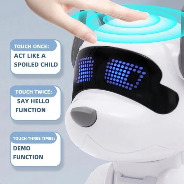 Smart Remote Control Stunt Dog Intelligent Singing Dancing Programmable Rolling Toy