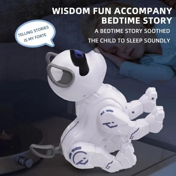 Smart Remote Control Stunt Dog Intelligent Singing Dancing Programmable Rolling Toy