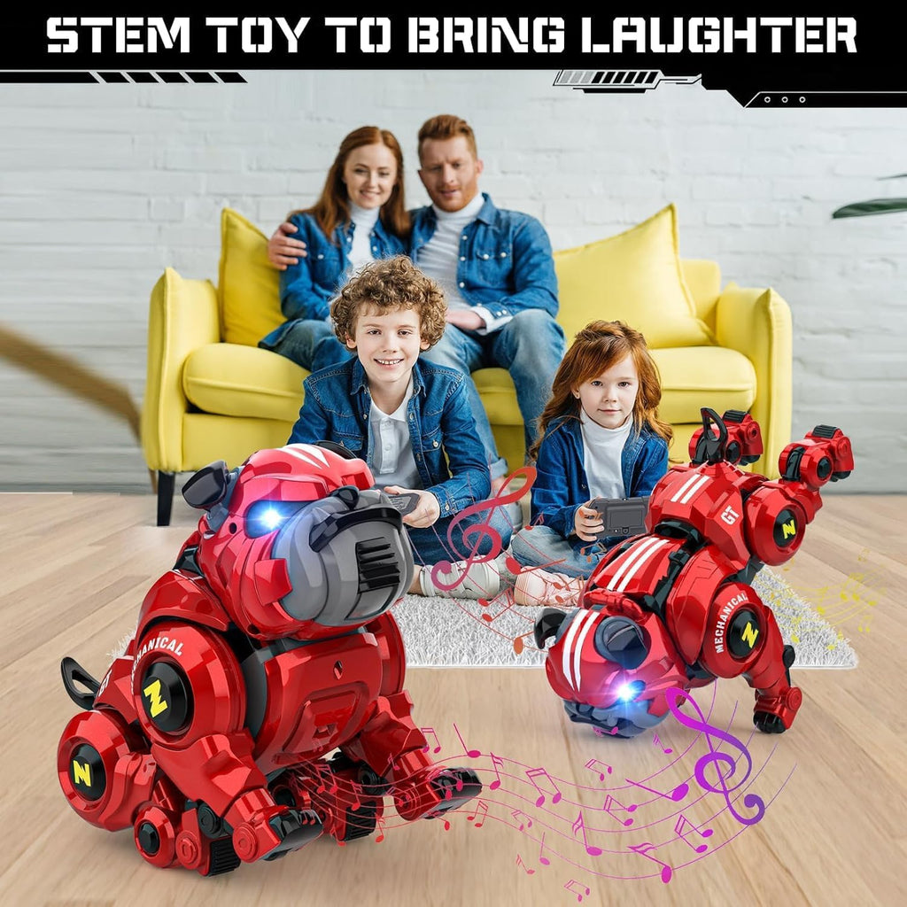 Remote Control Smart Stunt Mechanical Bulldog Toy with Touch Function Touch Control
