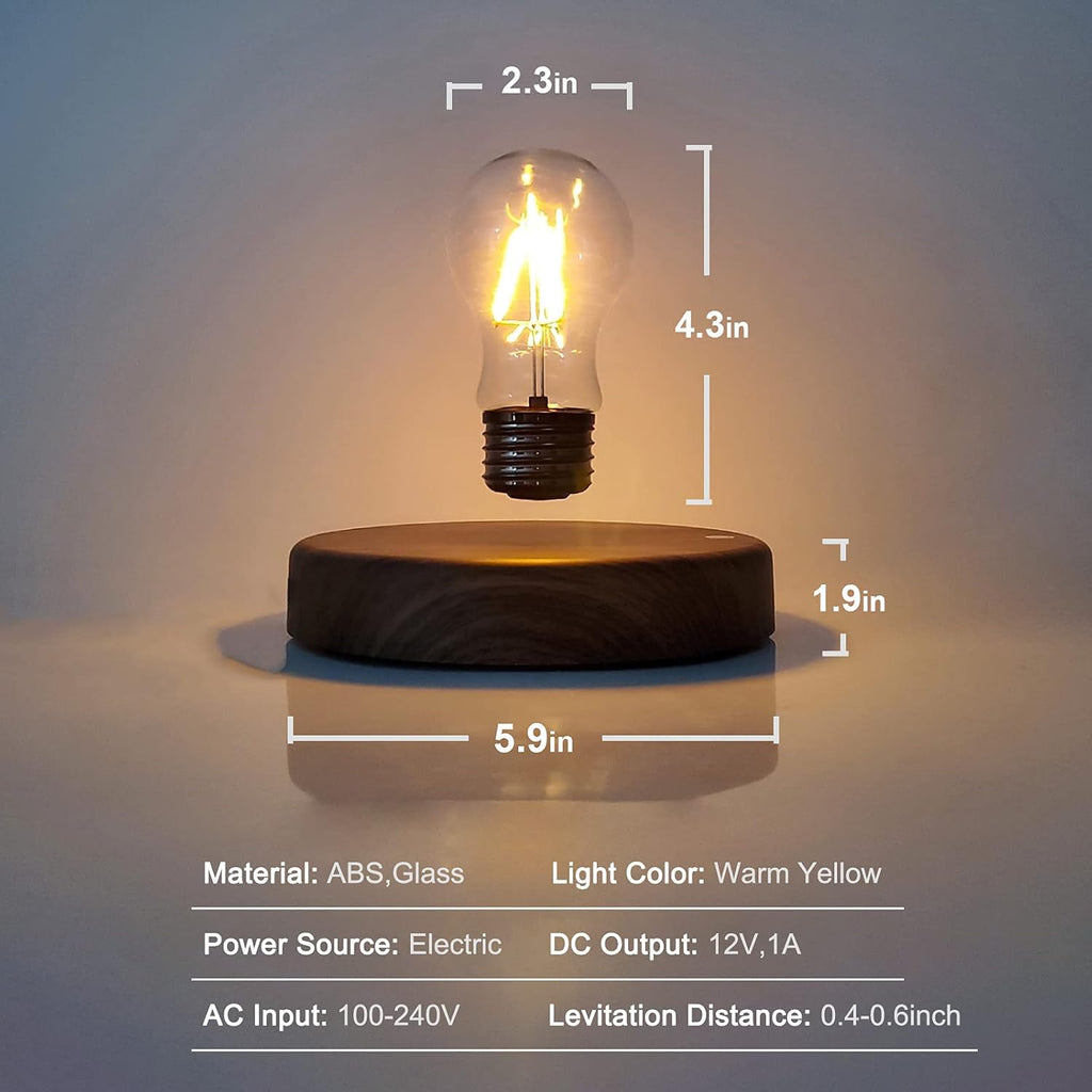 Magnetic Levitating Floating Wireless Light Bulb