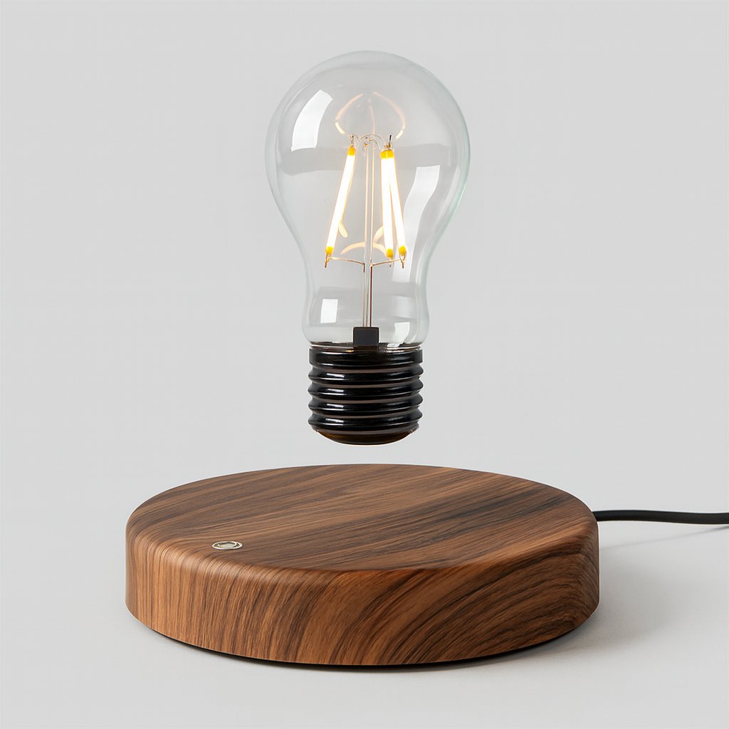 Magnetic Levitating Floating Wireless Light Bulb