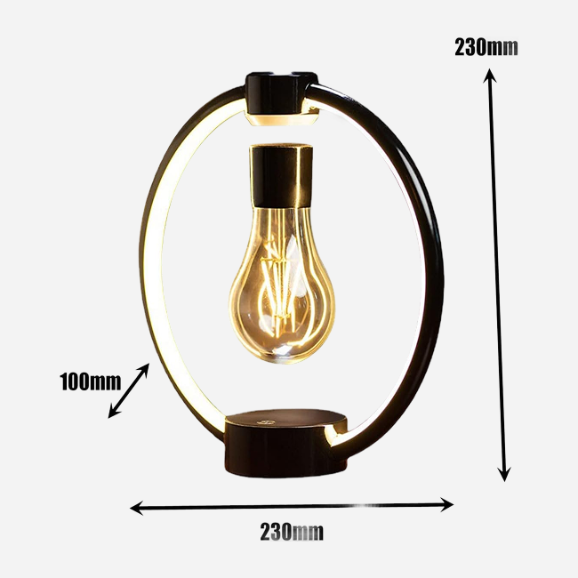 360 Spinning Magnetic Levitation Floating Light Bulb
