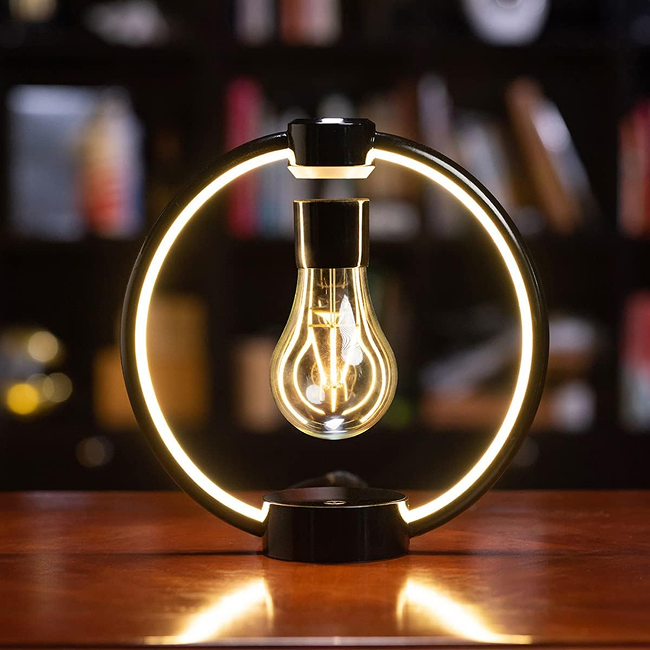 360 Spinning Magnetic Levitation Floating Light Bulb